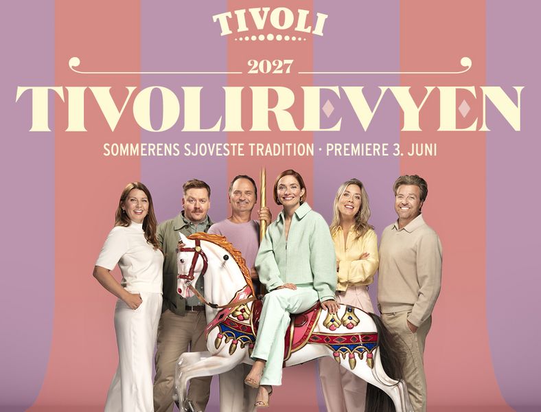 Her er holdet til Tivolirevyen 2027 i Glassalen i Tivoli
