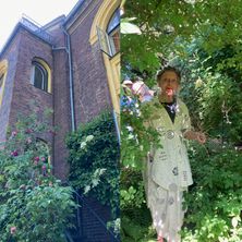 Rosenhaven i huset fra 1865