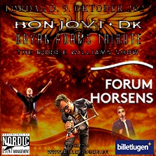 BON JOVI DK + BRYAN ADAMS TRIBUTE og The Robbie Williams Show