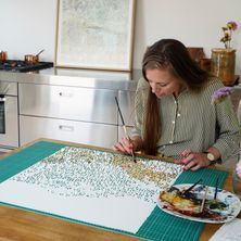 Silke Bonde Atelier og langbordsmiddag