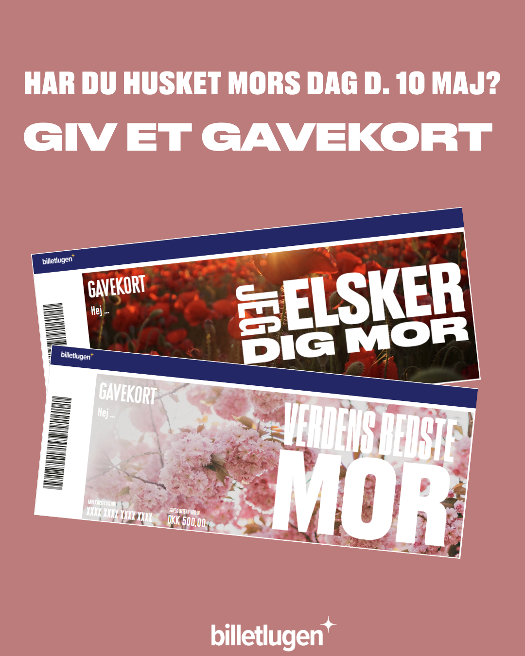 Mors dag gavekort